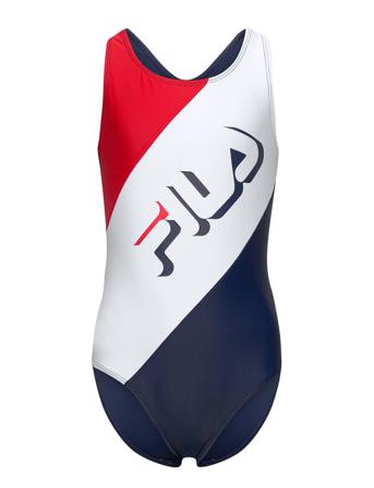 Seia Blocked Sporty Swimsuit Patterned FILA
