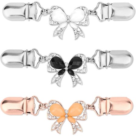 3 stk. Cinch Clips, Sweater Clips Metal Kjole Clip Back Cinch Sjal Cardigan Krave Skjorte Bukser Talje Strammer Spænder til Kvinder Tøj