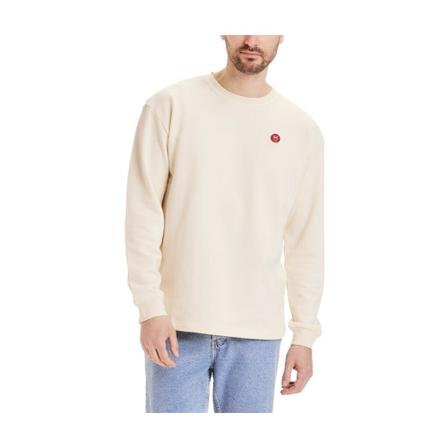 Knowledge Cotton Apparel, Reborn Sweatshirt Beige, Heren, Maat:L