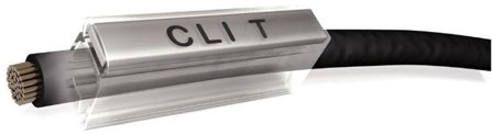Weidmüller CLI T 1-20 Kabelmerking transparent, Ø2,5-5 mm, 200-pakk, Stikkontakter & kabler