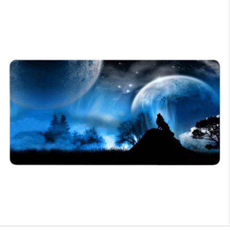 Liukumaton abstrakti maisema kumimatto Model 3 M