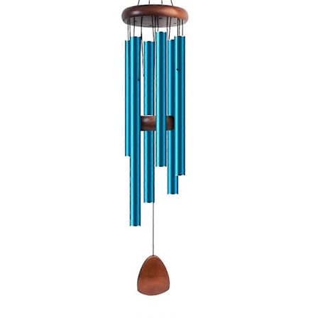 Metallinen tuulikello Alumiininen tuulikello Tuulikellot 6 putkea Kellot Kodin sisustus Käsityö Ulkopuutarha Pat (FMY)