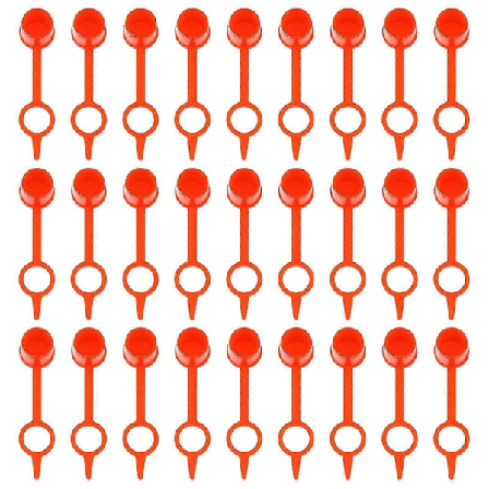 300 stk. Smørenipler Hætter Støvhætter Tilbehør Kompatibel med Smørenippel Maskine-Perfekt