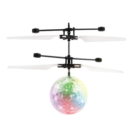 Flyvende ballonlegetøj, fjernstyret fly med LED-lys, egnet til personer over 14 år