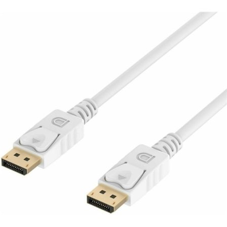 NORDIQZENZ Displayport till Displayport-kabel, Vit, 1,8m