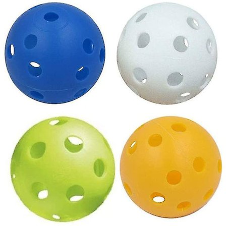 50 st Golfbollar i Plast, Luftgenomströmning, Ihåliga Träningsbollar