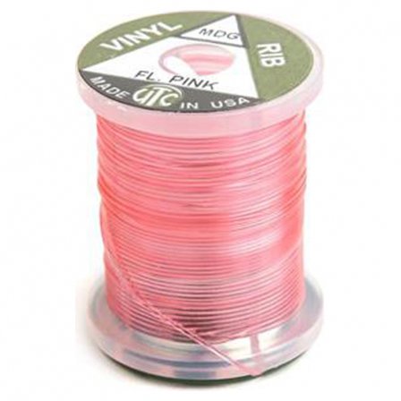 Vinyl D Rib, Midge - Fl. Pink