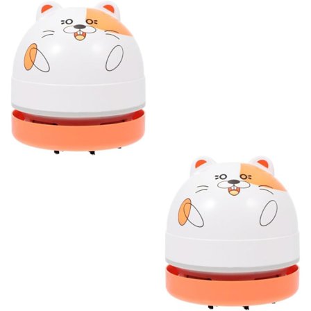 2 st Dammsugare Nagel Dammsugare Sladdlös Handhållen Bordsdammsugare Nagelrengöring Hushållsartiklar ABS Laddningsläge