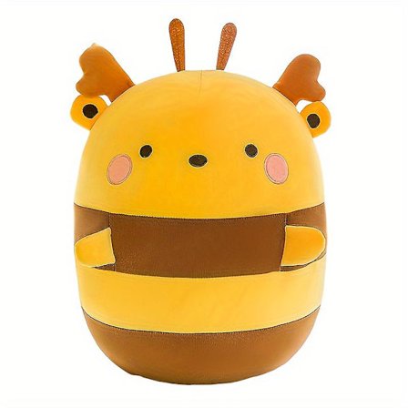 Tegneserie Rund Pude Plys Legetøj Avocado Dukke Bi Dukke Lille Monster Kludedukke Gave(bi)