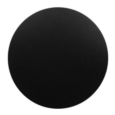 Lasipohjat musta keinotekoinen nahka PU