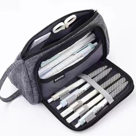 Stor kapacitet penna fodral skola elever skrivpapper penna förvaring