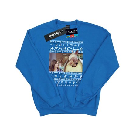 Friends Herr Fair Isle Holiday Armadillo Sweatshirt XXL Royal B