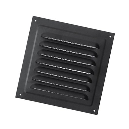 Metallinen ilmanvaihtosuudet - Intensiivinen ritiläkattoventtiili keittiön seinälle 15cmx15cm Valkoinen