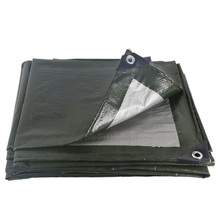 Presenning 2*2m Grön Premiumkvalitet - UV-beständig, vattentät