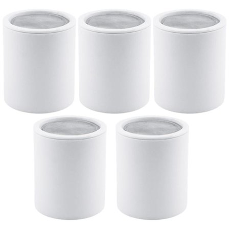 5-pack 15-stegs alkaliskt duschvattenfilter Ersättningsfilter för duschvattenrenare Badrum AC