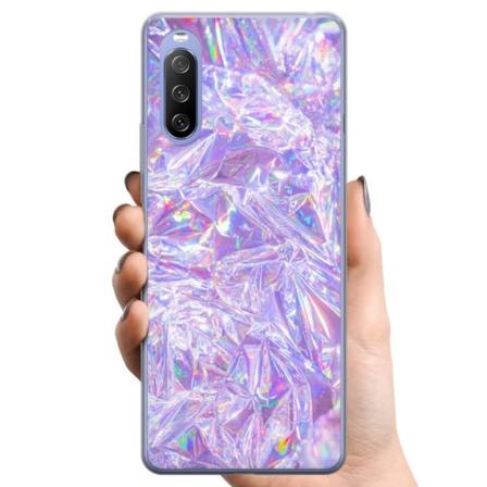 Sony Xperia 10 III Lite TPU Mobilcover Holografiske Diamanter