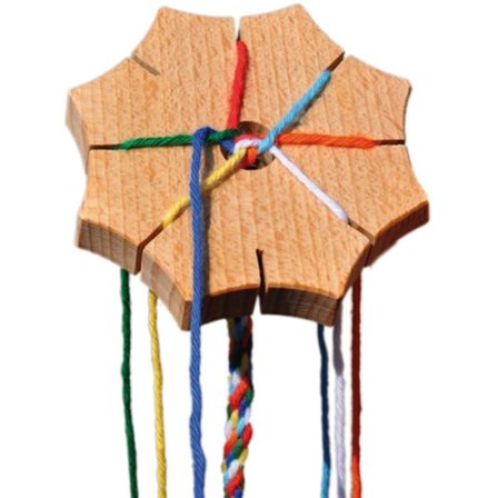 Flätningsstjärna - FAGUS - Beige - Kreativ aktivitet - För barn från 4 år - Komplett kit