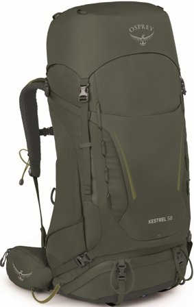Osprey M's Kestrel 58L Bonsai Green