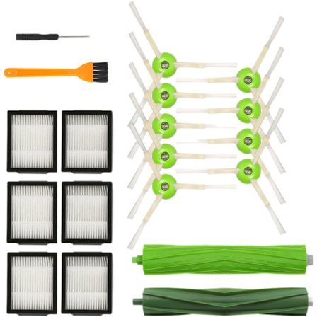 Ersättningsset med huvudsidoborste för dammsugare i I7 E5 E6-serien