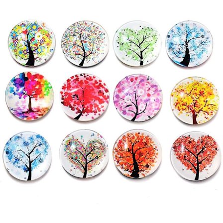 12 kpl Jääkaappimagneetit Lasi Jääkaappimagneetit Jääkaappitarrat Jääkaappimagneetit Toimistomagneetit Valkotaulumagneetit keittiöön Kotitoimisto (