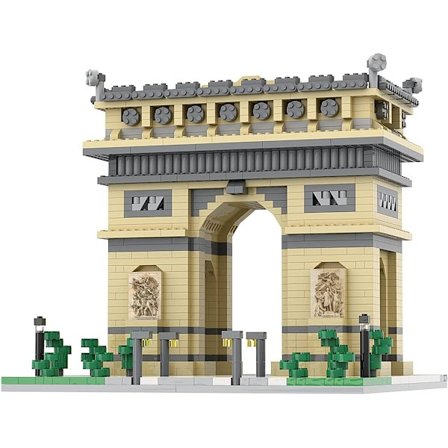 Miniature Mini Blokke Triumfbuen Byggesæt Byggelegetøj Gaver til Børn og Voksne