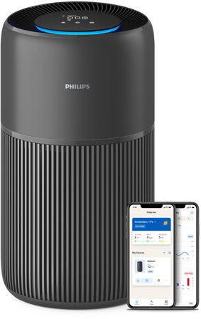 Philips-AC2221/13 WEU AIR PURIFI.GENERAL PLUS GY-Stille luftrenser for rom opptil 109 m² -Climatisation-Luftrensere