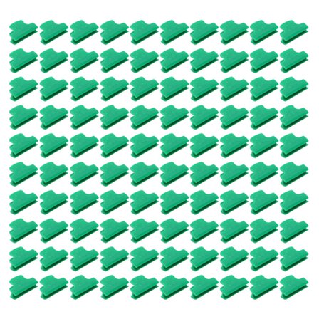 100 kpl 6 mm muovikiinnikkeitä kasvihuonekalvolle Putkiklipsit Kasvihuonepeite Kiinnitysvarusteet