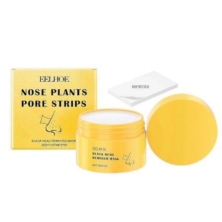 Blackhead Remover Kit, Nesestrips, Aloe Vera, Dyp Rens, Poreminimering