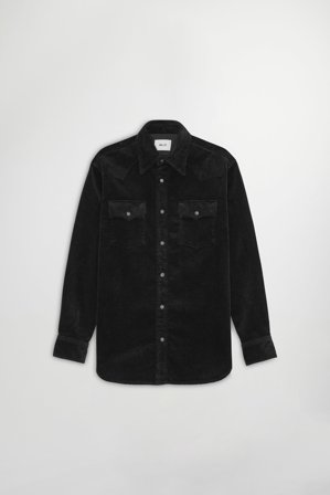 NN.07 Ricky Hemd Herren Schwarz