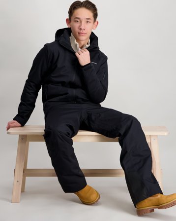 Peak Performance JR Maroon Insulated Jacket Musta Takit Pojat - Kids Brand Store