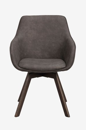 Rowico Home - Alison stol med armlæn, 2-personers - Grå - Stole med armlæn - Fra Homeroom