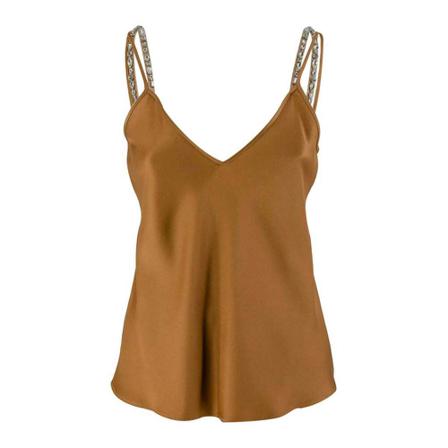 Max Mara Top Brun, Dame, Størrelse: S
