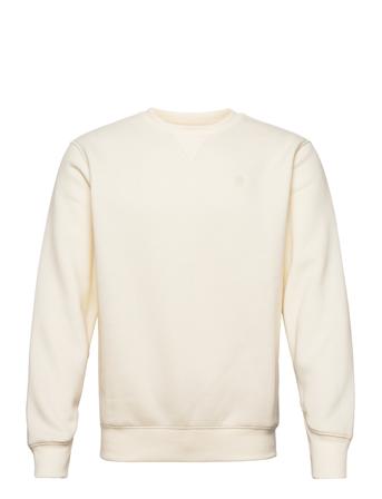 Premium Core R Sw L\S Sweatshirt Trøje Creme G-Star RAW