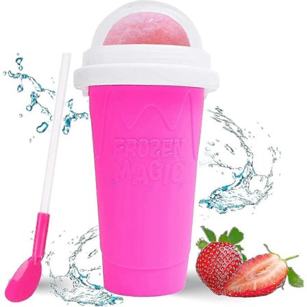 Slushie Kop Slushy Maker Iskop Silicium Kop Klem Kop Sommer Køler Smoothies Kop Dobbelt Lag Klem Kop Slush Maker Kop Smoothie Kop