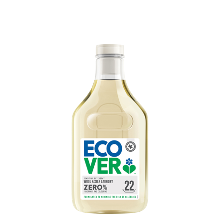 Ecover Flytende vaskemiddel for finvask av silke og ull, Zero, 1 liter