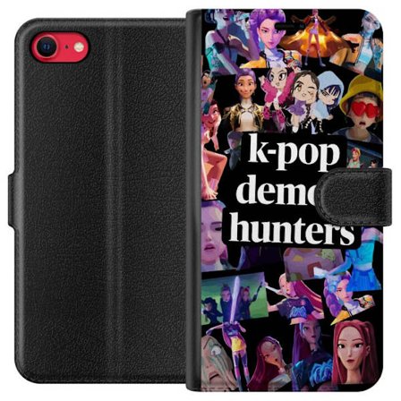 Kompatibelt Plånboksfodral till Apple Apple iPhone SE (2022) KPop Demon Hunters glow edition samlarobjekt