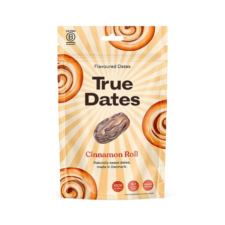 3 for 2 - True Dates True Dates Cinnamon Roll 100 g, Helse & Madvarer, Snacks, Øvrigt