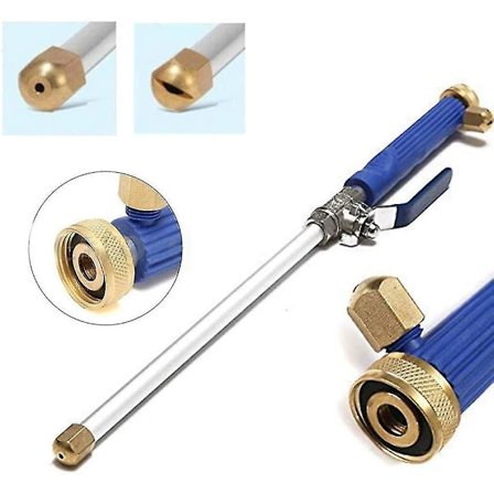 Vesisuihku Korkeapainepesuri Vesipistooli, Kestävä ja Tehokas Veden Virtaus Säädettävä Metalli Korkeapaine Auton Pesuun, Puutarhan Kasteluun