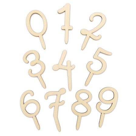 Cake Topper Tal Træ