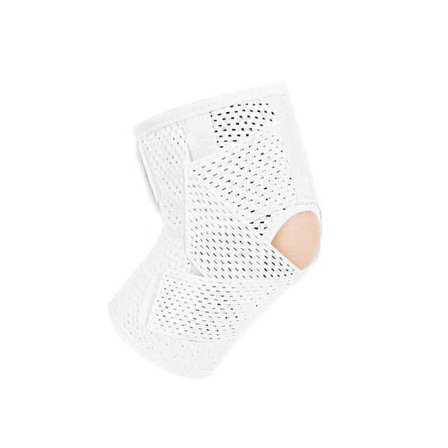 Dobbelt Stabiliserende Knæbind Knæbeskytter Mænd Kvinder Lindrer Meniskskader Knæsmerter Gigt Tendinitis Smerter Skadesrestitution (1 stk - hvid) 