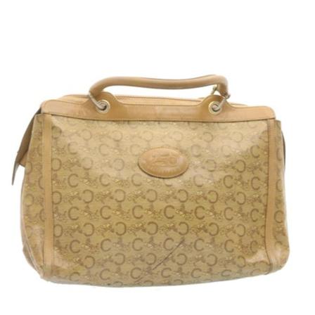 Celine Vintage, Pre-owned Handbag Beige, Dames, Maat:ONE Size,Canvas