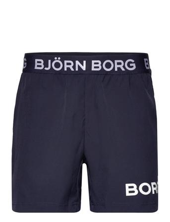 Borg Short Shorts Shorts Sport Shorts Marineblå Björn Borg*Betinget Tilbud