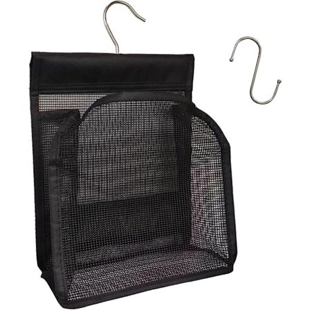 Hængende tøjklemme pose, klemme pose til tøjklemmer, simpel hængende krog til opbevaring af tøjklemmer, genanvendelig tøjklemme pose
