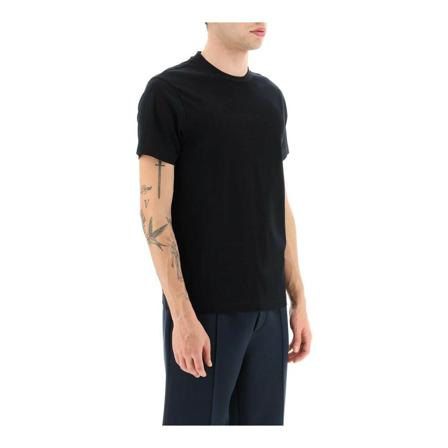 Emporio Armani, T-Shirts Zwart, Heren, Maat:L
