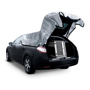 Reflekterende solnet til bil, hundebur og lign.