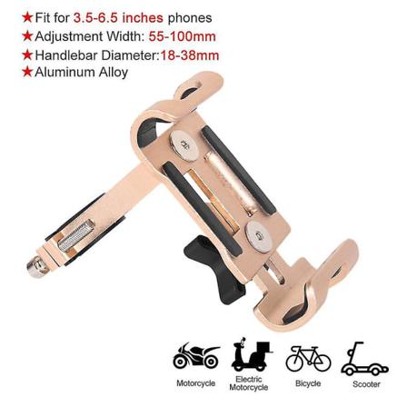 Ryra Aluminiumlegering Cykel Telefonhållare Handtag Motorcykel Mo