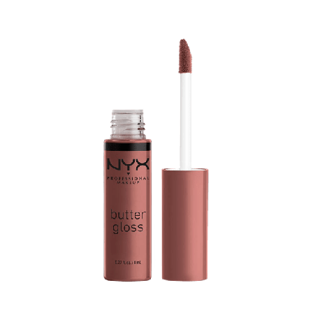 NYX Professional Makeup Butter Lipgloss Läppglans Dam Brun 8 ML