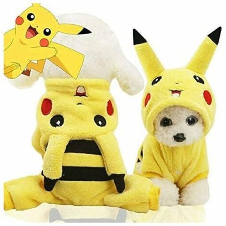 Hunde Tøj (Gul Pikachu M)