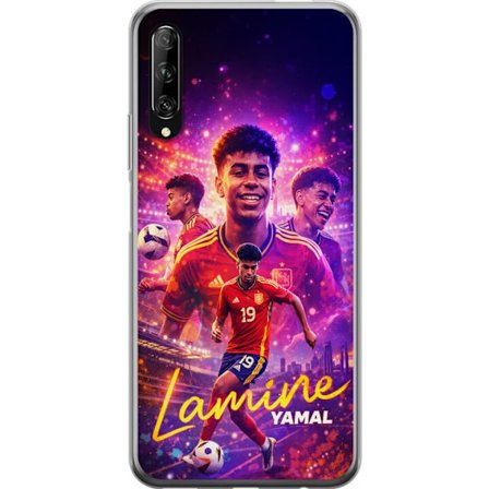 Yhteensopiva Puhelinkuori Huawei Huawei P smart Pro 2019 Lamine Yamal jalkapallo juliste Espanjan maajoukkueen pelipaidassa dynaamisella liikkeellä,