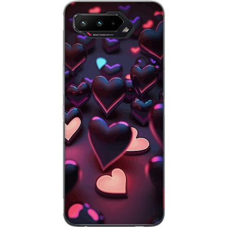Yhteensopiva Puhelinkuori Asus Asus ROG Phone 5 KeskiyönSydämet